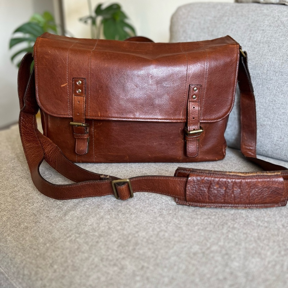 ONA Genuine Leather Camera & Laptop Bag